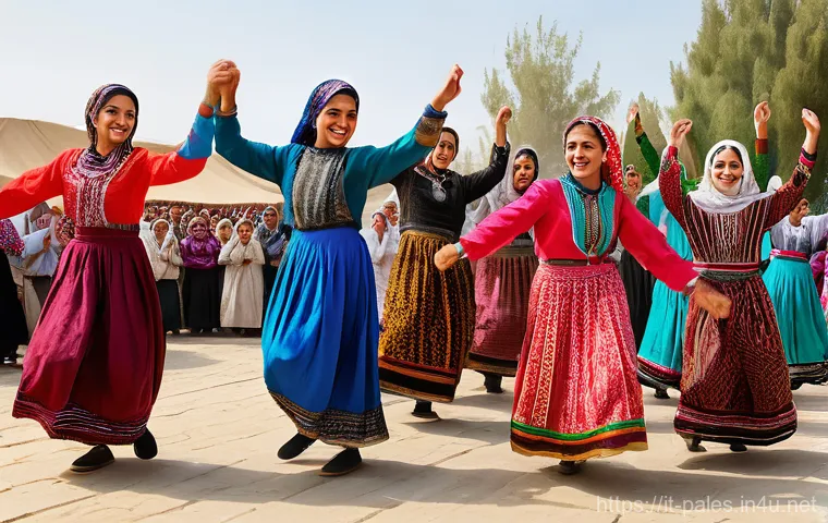팔레스타인의 주요 축제 - **Prompt for Olive Harvest Festival:**
    "A vibrant, sunny scene at the annual Olive Harvest Festi...